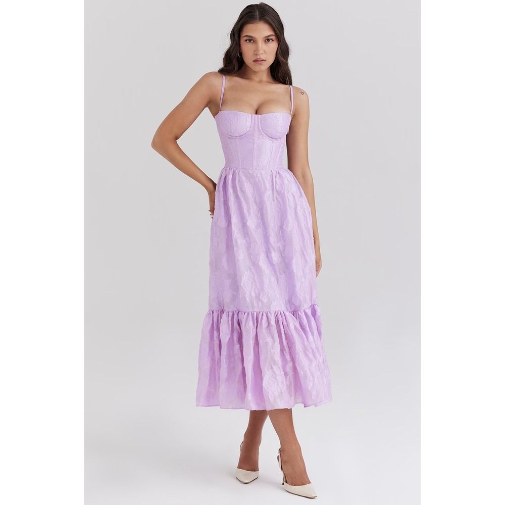 House of CB Lavender Midi Dress - Picture 3 of 12